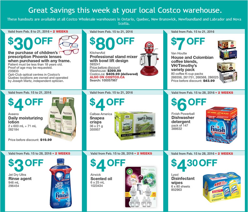 Sale & Liquidation Items Feb 15 21 2016 Costco East Fan Blog